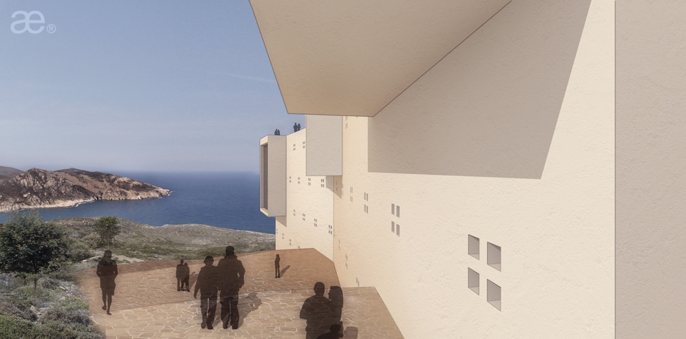 Archisearch - Exterior render Ophthalteca, Aristotheke Eutectonics