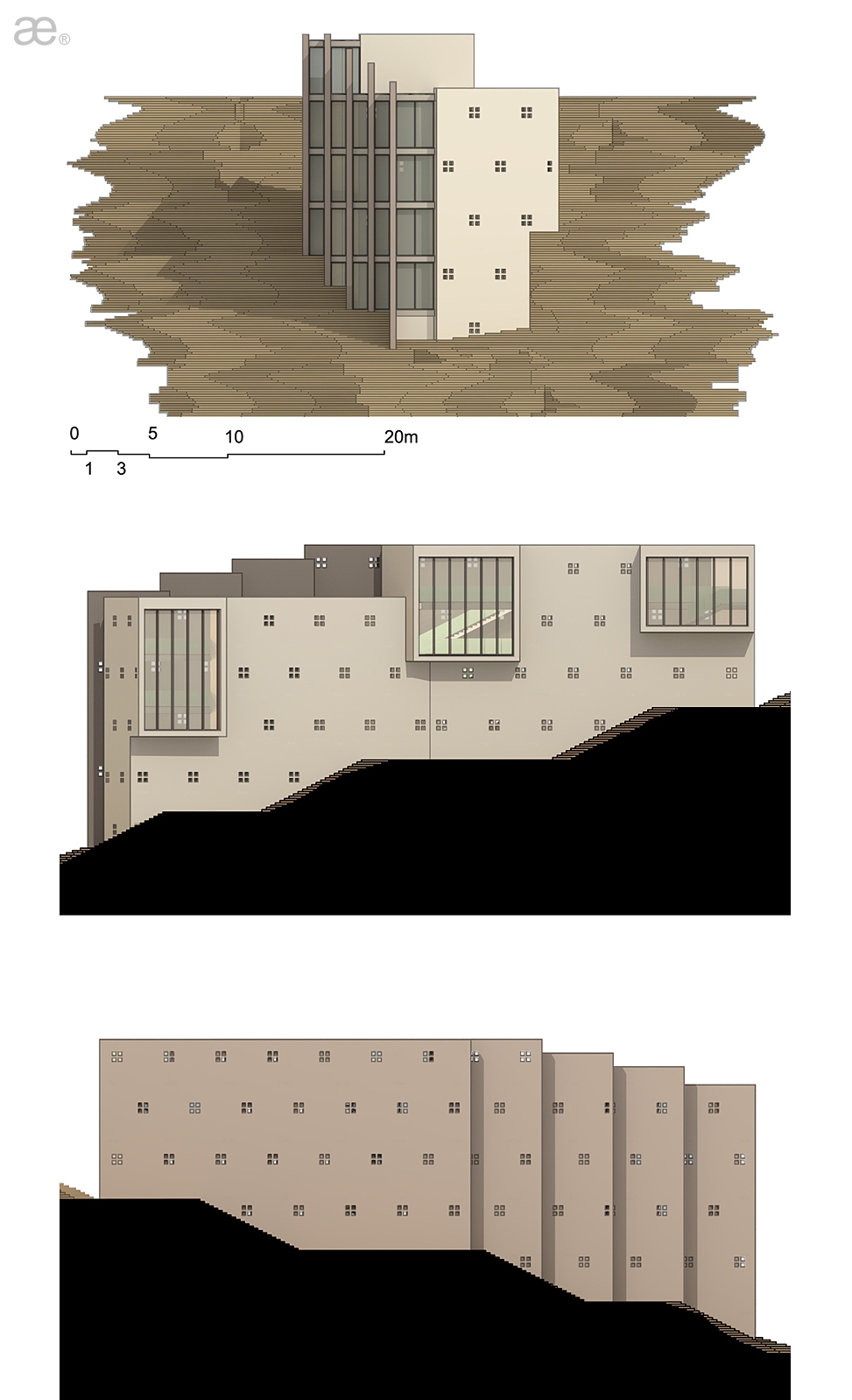 Archisearch - Elevations Ophthalteca, Aristotheke Eutectonics