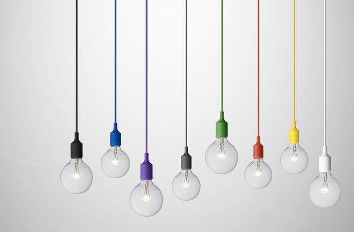 Archisearch - MUUTO ADDS NEW COLORS AND SIZES TO THREE ICONIC PENDANT LAMPS