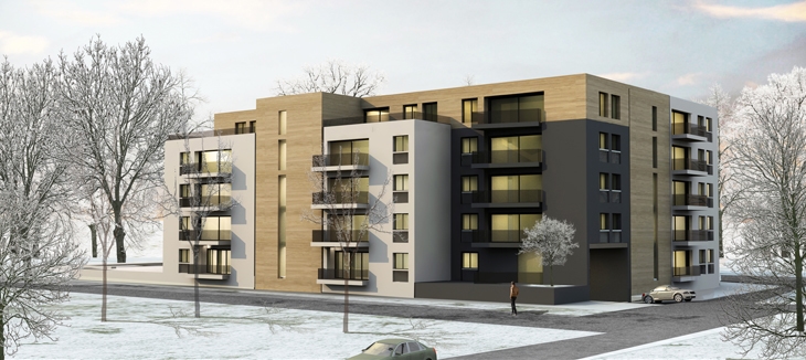 Archisearch - GREEK ARCHITECTURE FIRM D-CODE WON THE 1st PRIZE IN INVITED COMPETITION FOR AN APARTMENT BUILDING IN GERMANY