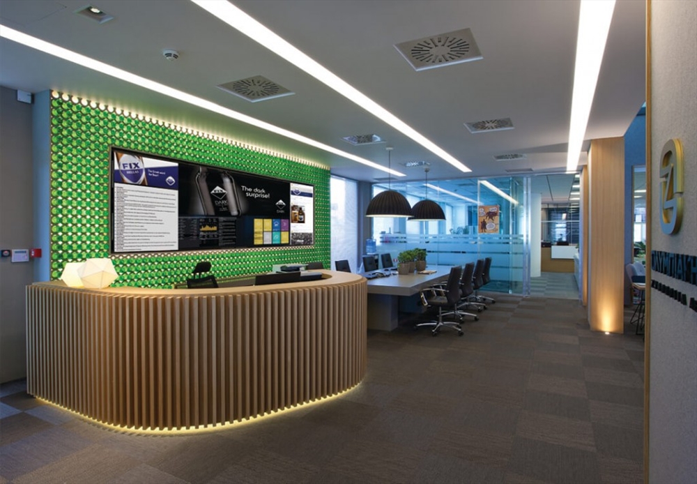 Archisearch - A DIGITAL HEART FOR THE NEW INTERACTIVE WORK SPACES OF OLYMPIC BREWERY