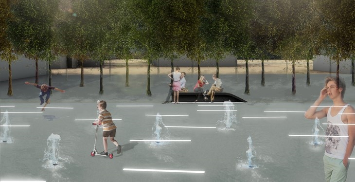 Archisearch - Pedestrian friendly waterfront regeneration / LandmArch