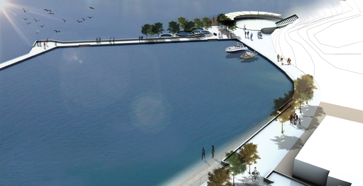 Archisearch - Pedestrian friendly waterfront regeneration / LandmArch