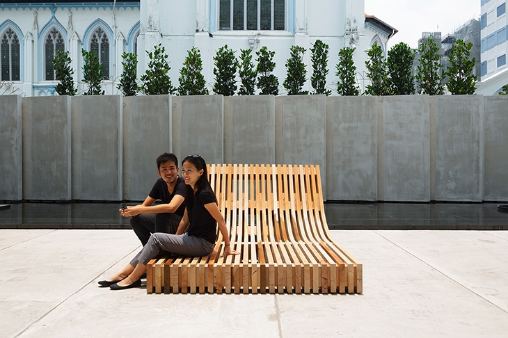 Archisearch THE PEOPLE'S BENCH BY ANONYMOUS PART OF THE SINGAPLURAL EXHIBITION AT THE SINGAPORE DESIGN WEEK 2014