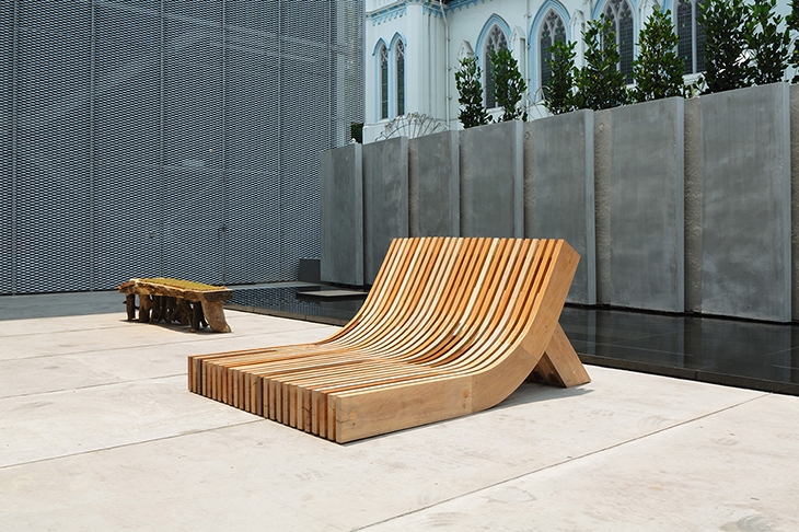 Archisearch THE PEOPLE'S BENCH BY ANONYMOUS PART OF THE SINGAPLURAL EXHIBITION AT THE SINGAPORE DESIGN WEEK 2014
