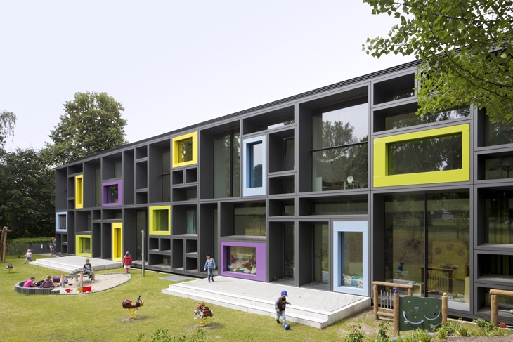 Archisearch - KADAWITTFELDARCHITEKTUR DESIGN A KINDERGARTEN FULL OF COLOURS IN HAMBURG