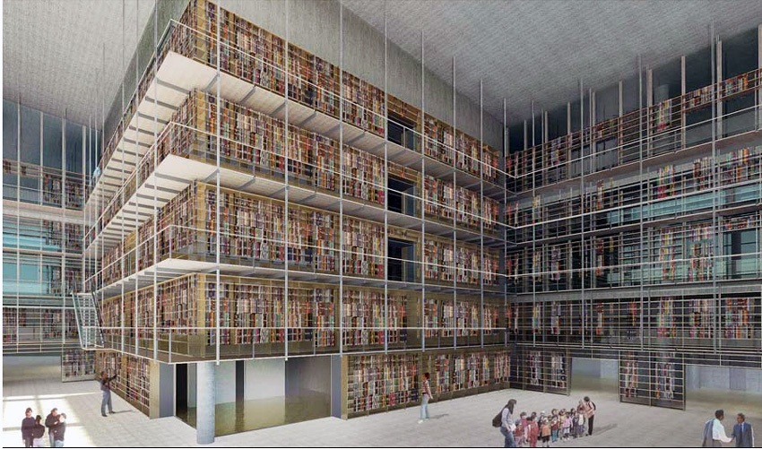 Archisearch - άποψη της βιβλιοθήκης