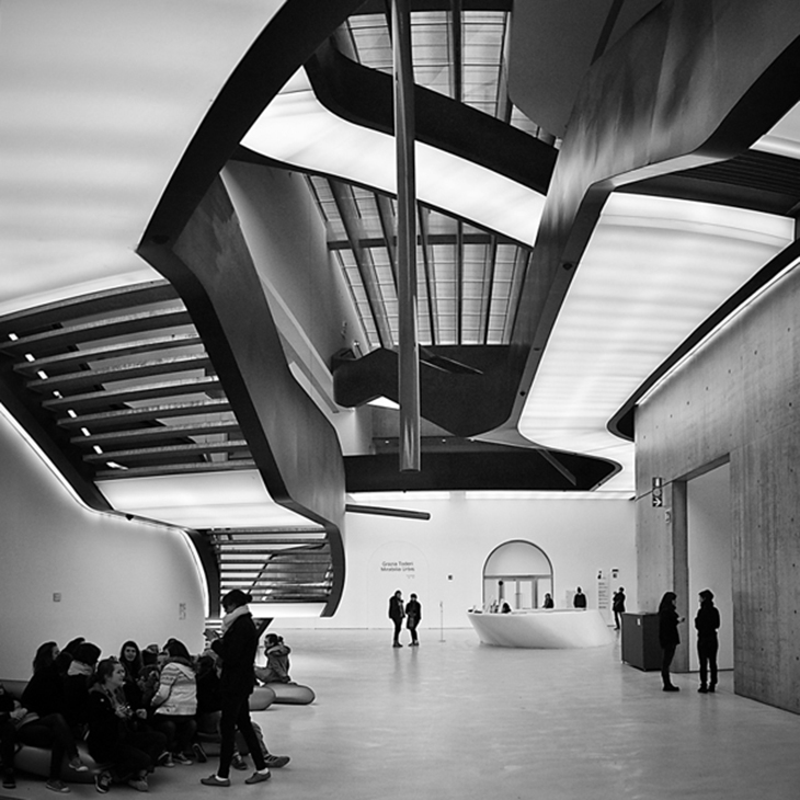 Archisearch - MAXXI museum, Rome Italy by architect Zaha Zadid.