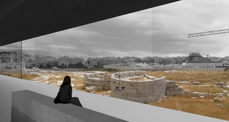 Archisearch THE TIME PIER - 3rd PRIZE / ARCHAELOGICAL THEMATIC MUSEUM OF PIRAEUS COMPETITON / GEORGES BATZIOS ARCHITECTS