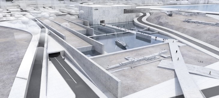 Archisearch - THE TIME PIER - 3rd PRIZE / ARCHAELOGICAL THEMATIC MUSEUM OF PIRAEUS COMPETITON / GEORGES BATZIOS ARCHITECTS