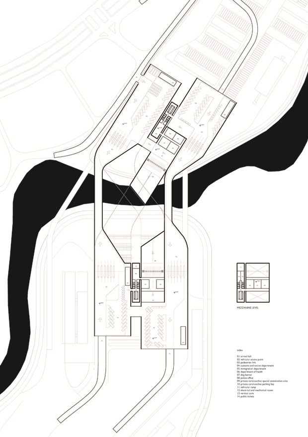 Archisearch - Plan of arrivals