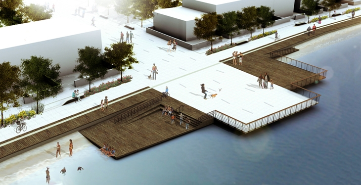 Archisearch - PEDESTRIAN FRIENDLY WATERFRONT REGENERATION / LANDMARCH / XENIA MASTORAKI