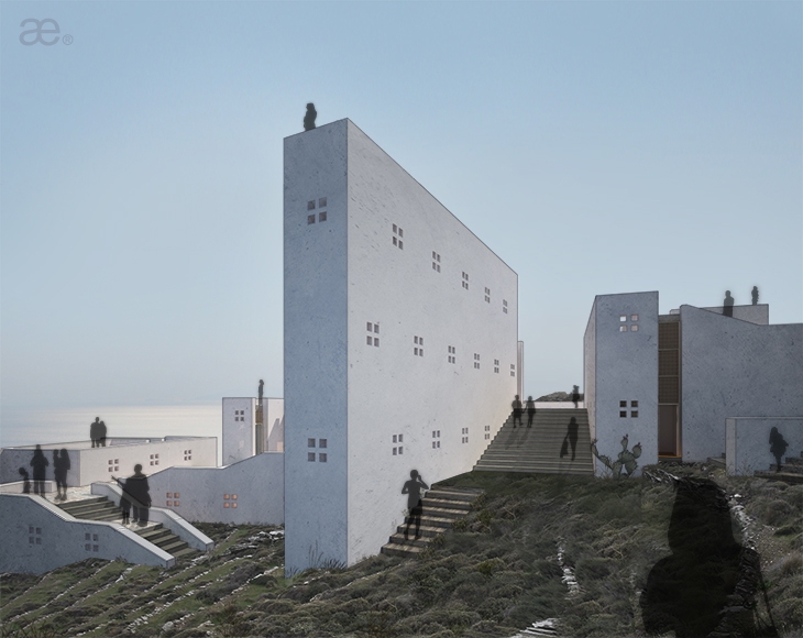 Archisearch - Plinthecke by Aristotheke Eutectonics, Exterior Rendering