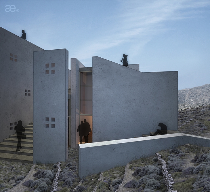 Archisearch - Plinthecke by Aristotheke Eutectonics, Exterior Rendering