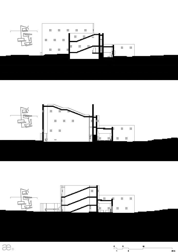 Archisearch - Plinthecke by Aristotheke Eutectonics, Cross Sections