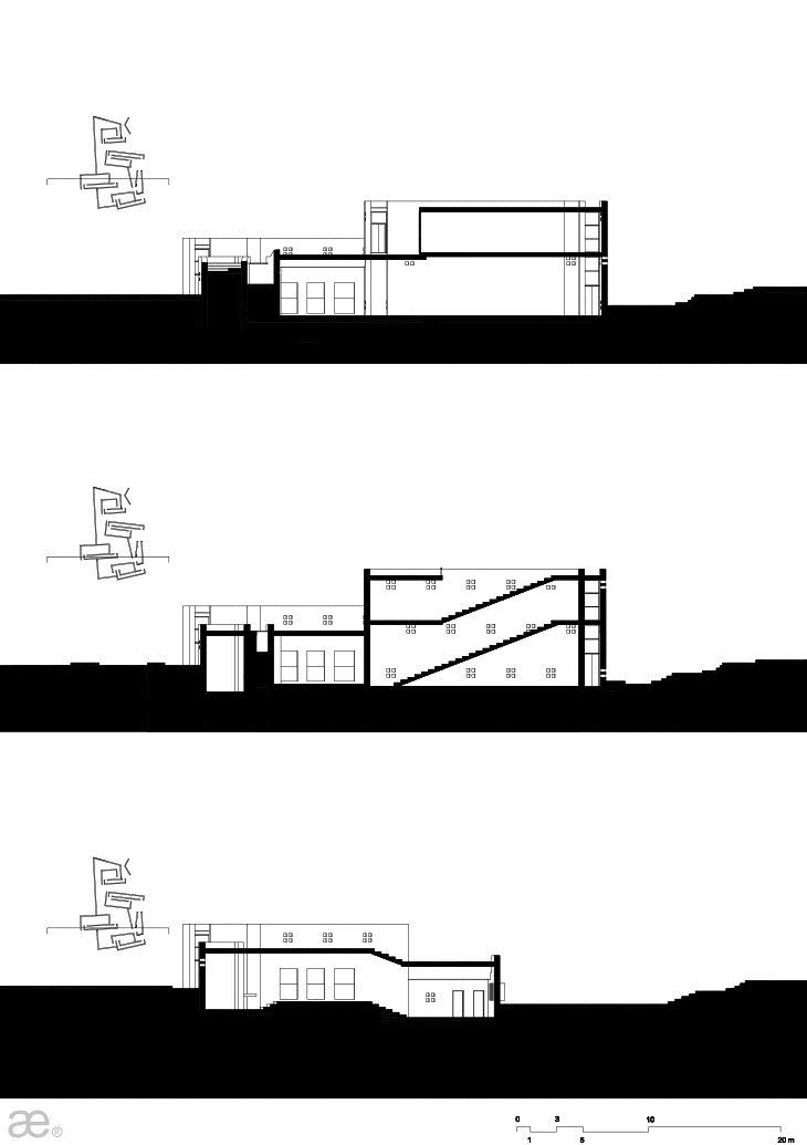 Archisearch - Plinthecke by Aristotheke Eutectonics, Cross Sections