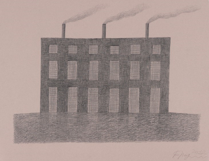 Archisearch ALEXANDER BRODSKY'S DRAWINGS DISPLAYED IN TCHOBAN FOUNDATION