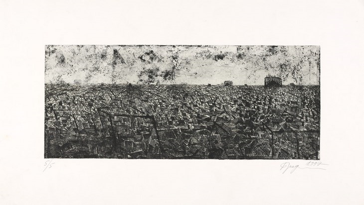 Archisearch - ALEXANDER BRODSKY'S DRAWINGS DISPLAYED IN TCHOBAN FOUNDATION