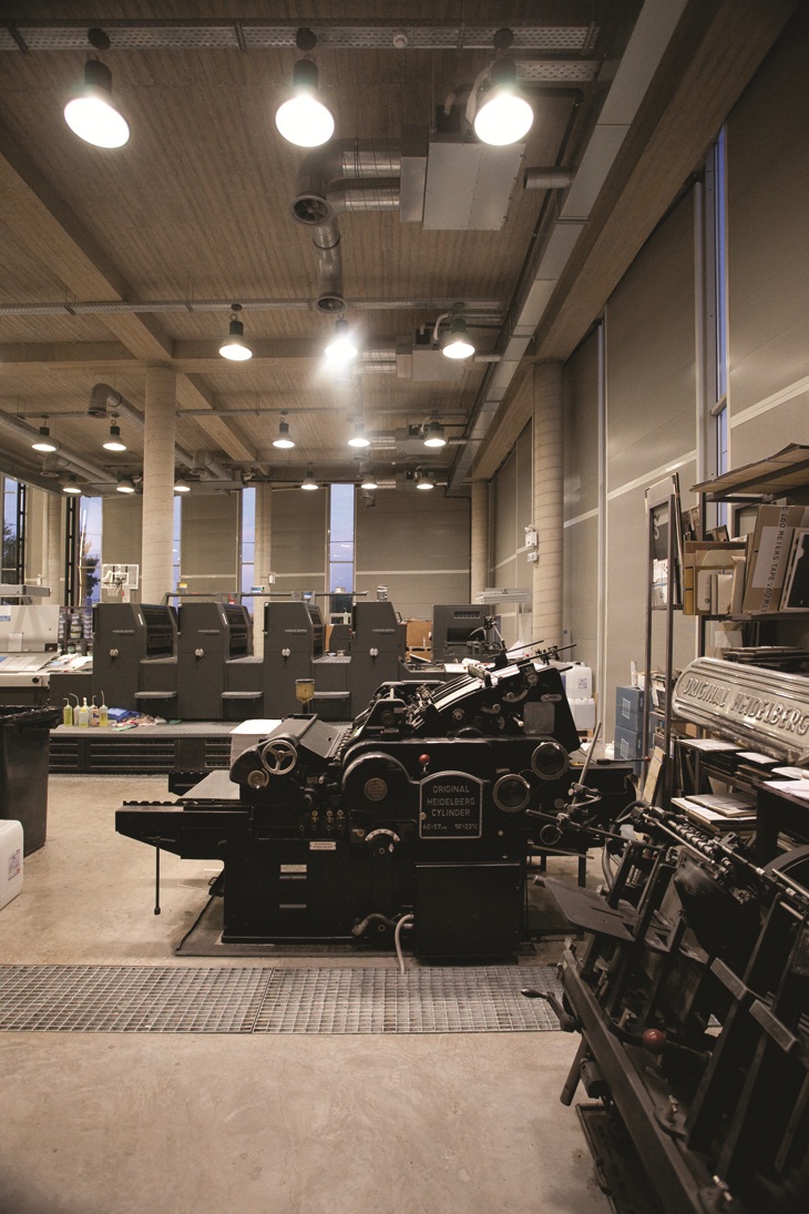 Archisearch - printing press | photo (c) Cathy Cunliffe