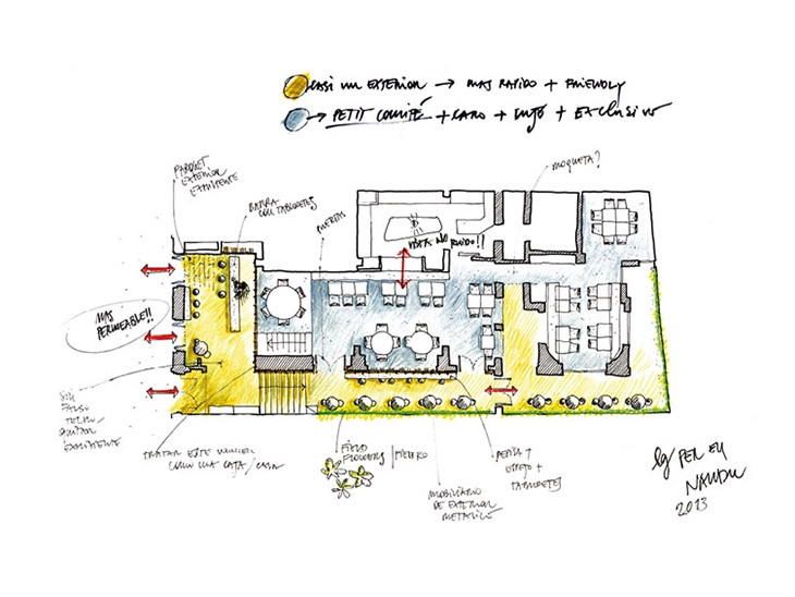 Archisearch RELAXED CONTEMPORARY ATMOSPHERE FOR MICHELIN STARRED NEW RESTAURANT PETIT COMITE IN BARCELONA BY LAGRANJA