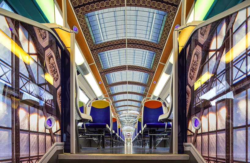 Archisearch - FRENCH PUBLIC TRAINS TURN INTO FASCINATING MOBILE ART MUSEUMS