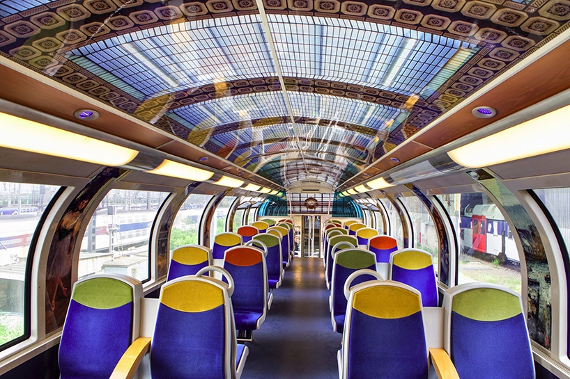 Archisearch FRENCH PUBLIC TRAINS TURN INTO FASCINATING MOBILE ART MUSEUMS