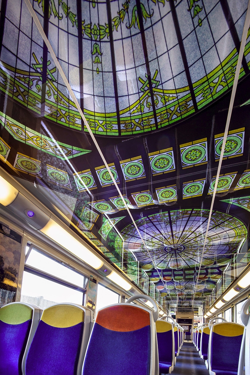 Archisearch FRENCH PUBLIC TRAINS TURN INTO FASCINATING MOBILE ART MUSEUMS