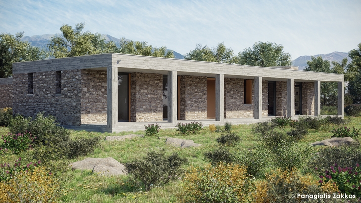 Archisearch STONE HOUSE IN THE COUNTRYSIDE / PANAGIOTIS ZAKKAS