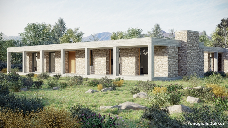Archisearch - STONE HOUSE IN THE COUNTRYSIDE / PANAGIOTIS ZAKKAS