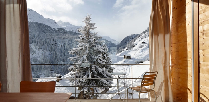 Archisearch ANNALISA AND PETER ZUMTHOR'S TIMBER HOUSES IN LEIS, VALS