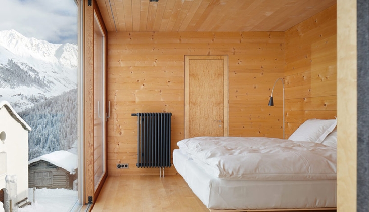 Archisearch ANNALISA AND PETER ZUMTHOR'S TIMBER HOUSES IN LEIS, VALS