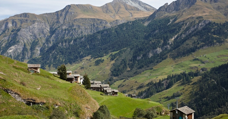 Archisearch ANNALISA AND PETER ZUMTHOR'S TIMBER HOUSES IN LEIS, VALS