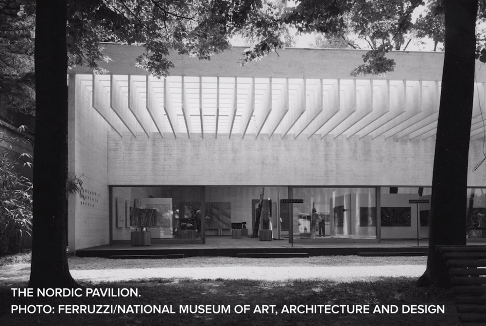 Archisearch - The Nordic Pavilion, designed by Sverre Fehn