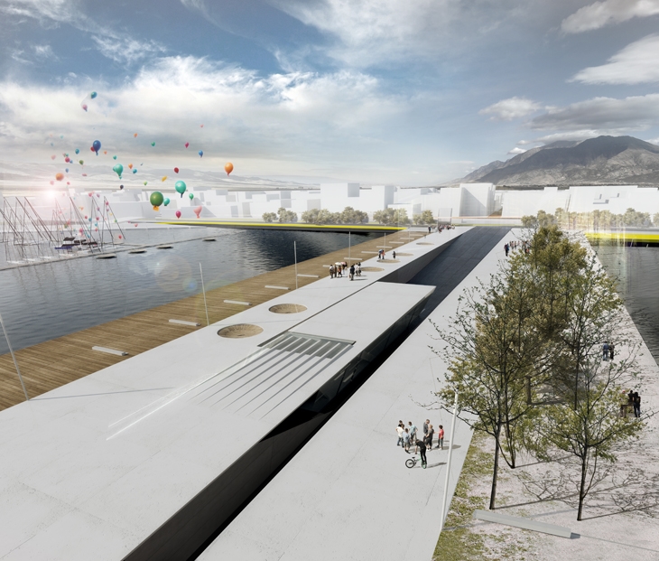 Archisearch - RESTORATION OF THE OLD PORT OF PATRAS - PANHELLENIC ARCHITECTURAL COMPETITION / F. ZAPANTIOTIS & S. PAPANAGIOTOU 