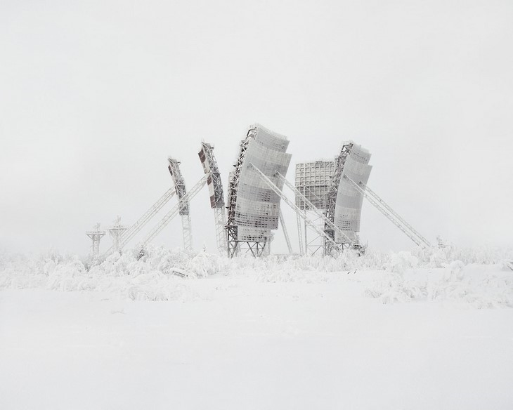 Archisearch - Tropospheric antenna in the north of Russia – the type of connection which has become obsolete. There were many of them built in far North, all of them deserted at the moment. (c) Danila Tkachenko