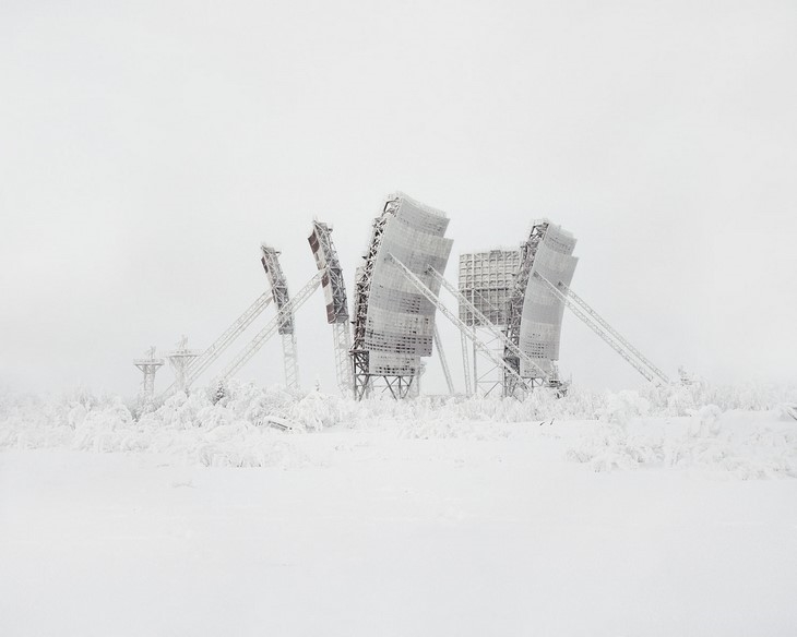 Archisearch - Tropospheric antenna in the north of Russia – the type of connection which has become obsolete. There were many of them built in far North, all of them deserted at the moment. (c) Danila Tkachenko