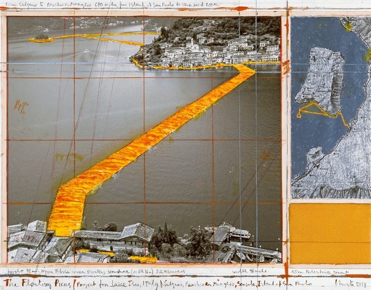 Archisearch - CHRISTO AND JEANNE-CLAUDE / THE FLOATING PIERS AT LAKE ISEO, ITALY, JUNE 2016