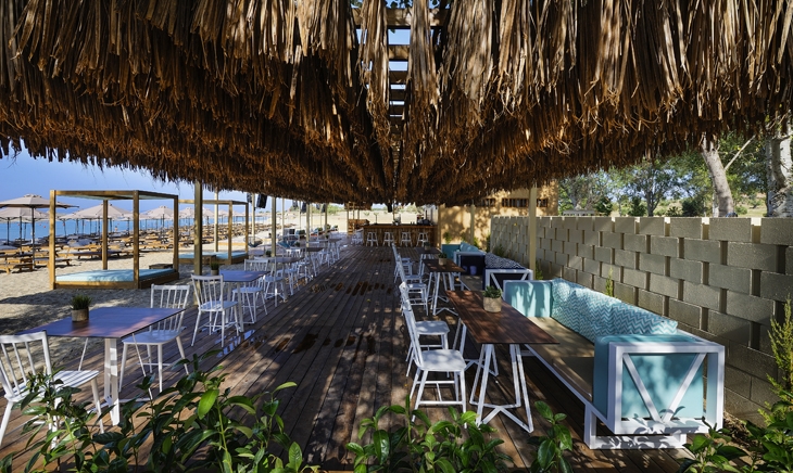 Archisearch RIVIERA BAR IN CHALKIDIKI FEATURES A NEW MODERN / SKARLAKIDIS ARCHITECTURE STUDIO + G. BARTZIOUMAS