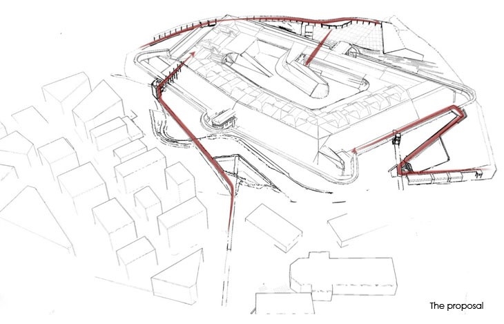 Archisearch - 1st Prize Award / Young Architects Competitions / Rome Community Hill /  Karaoli Eirini, Lazou Christina, Rachioti Angeliki, Ziova Eleni