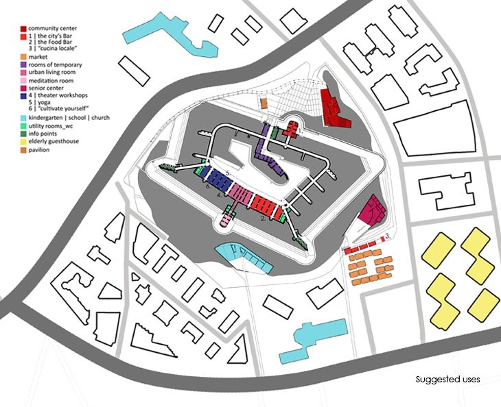 Archisearch - 1st Prize Award / Young Architects Competitions / Rome Community Hill /  Karaoli Eirini, Lazou Christina, Rachioti Angeliki, Ziova Eleni