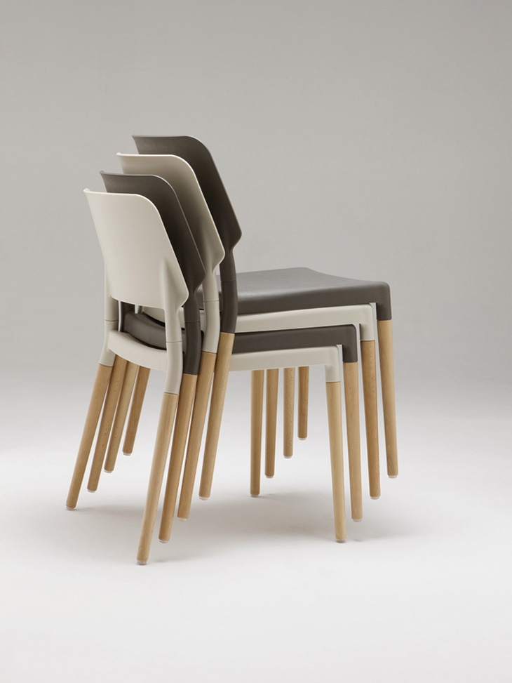 Archisearch RECYCLED POLYPROPYLENE AND WOOD FIBERS BELLOCH CHAIR BY LA GRANJA  