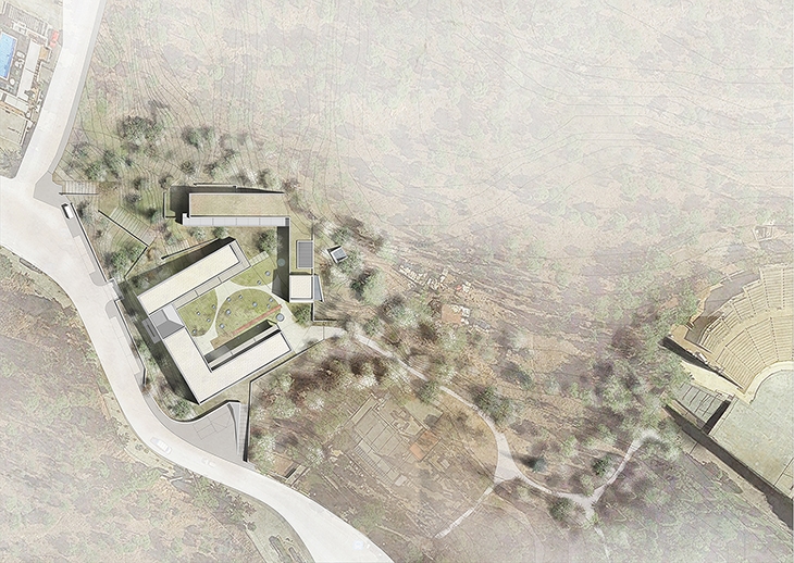 Archisearch - School Sykies / Vougia, Moutsatsos, Issaias & Issaias / Top View