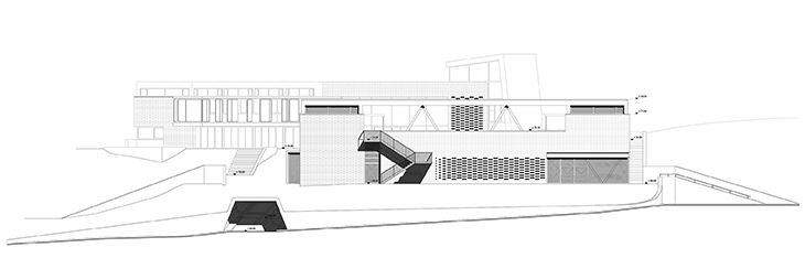 Archisearch - School Sykies / Vougia, Moutsatsos, Issaias & Issaias / Elevation A