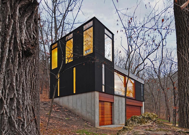 Archisearch - STACKED CABIN BY JOHNSEN SCHMALING ARCHITECTS