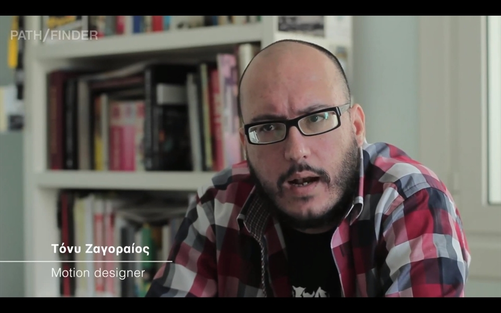 Archisearch - TONY ZAGORAIOS ON PATHFINDER TV | VIDEO INTERVIEW ON MOTION DESIGN