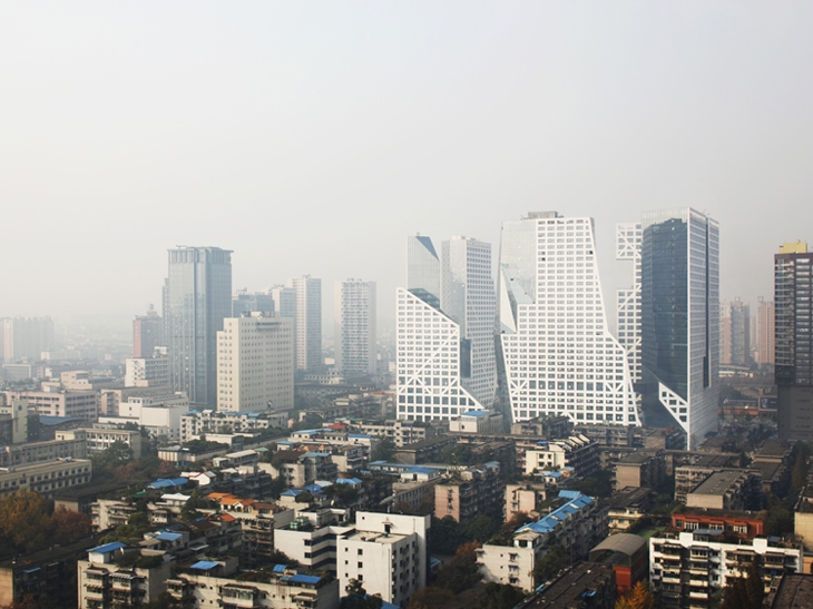 Archisearch SLICED POROSITY BLOCK - CAPITALAND RAFFLES CITY CHENGDU BY STEVEN HOLL ARCHITECTS