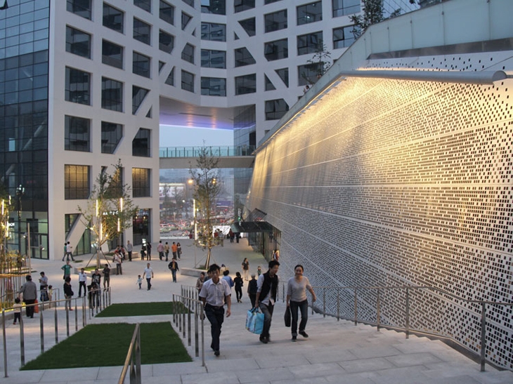 Archisearch SLICED POROSITY BLOCK - CAPITALAND RAFFLES CITY CHENGDU BY STEVEN HOLL ARCHITECTS