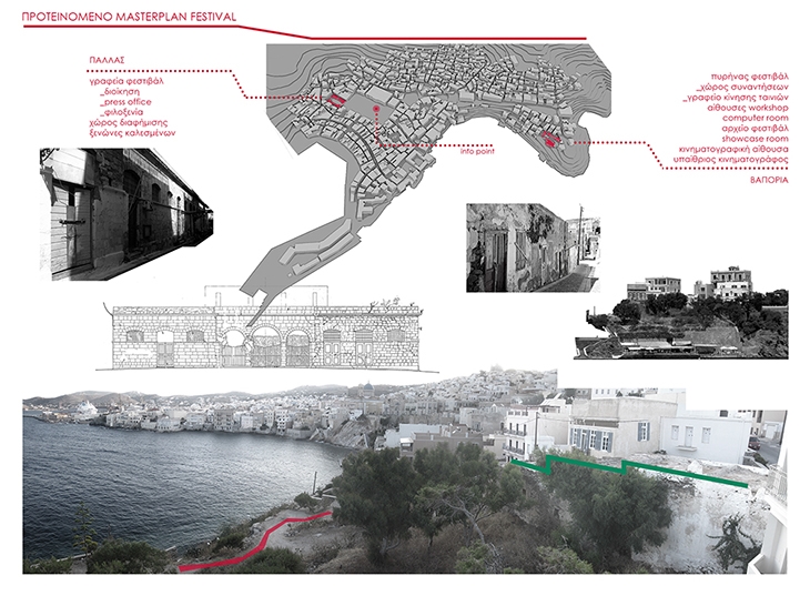 Archisearch CINEMATOPIA: HOUSING SYROS INTERNATIONAL FILM FESTIVAL - DIPLOMA THESIS BY M. PALAIOLOGOU, I. SKARAGKOU