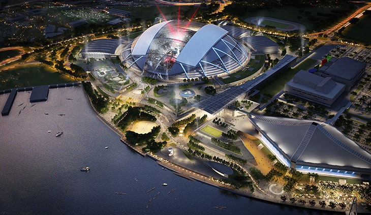 Archisearch - SINGAPORE SPORTS HUB BY DP ARCHITECTS