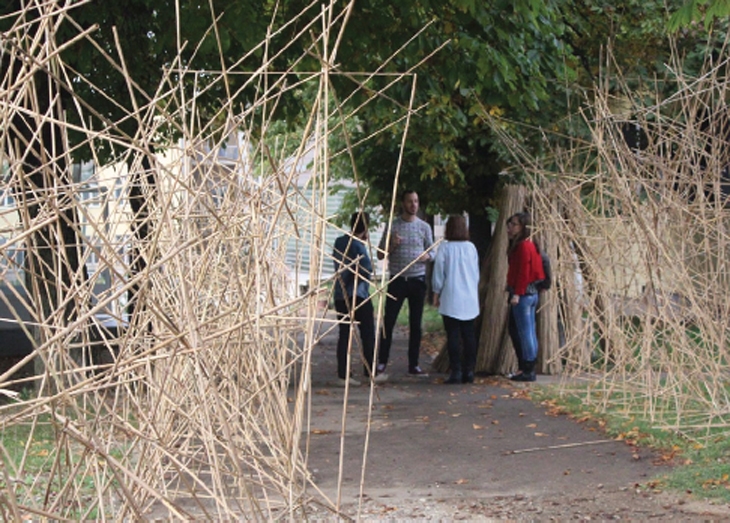 Archisearch - Bamboo installation by Michiel Smits and Gie Steenput (Courtesy: Michiel Smits and Gie Steenput, Architects)